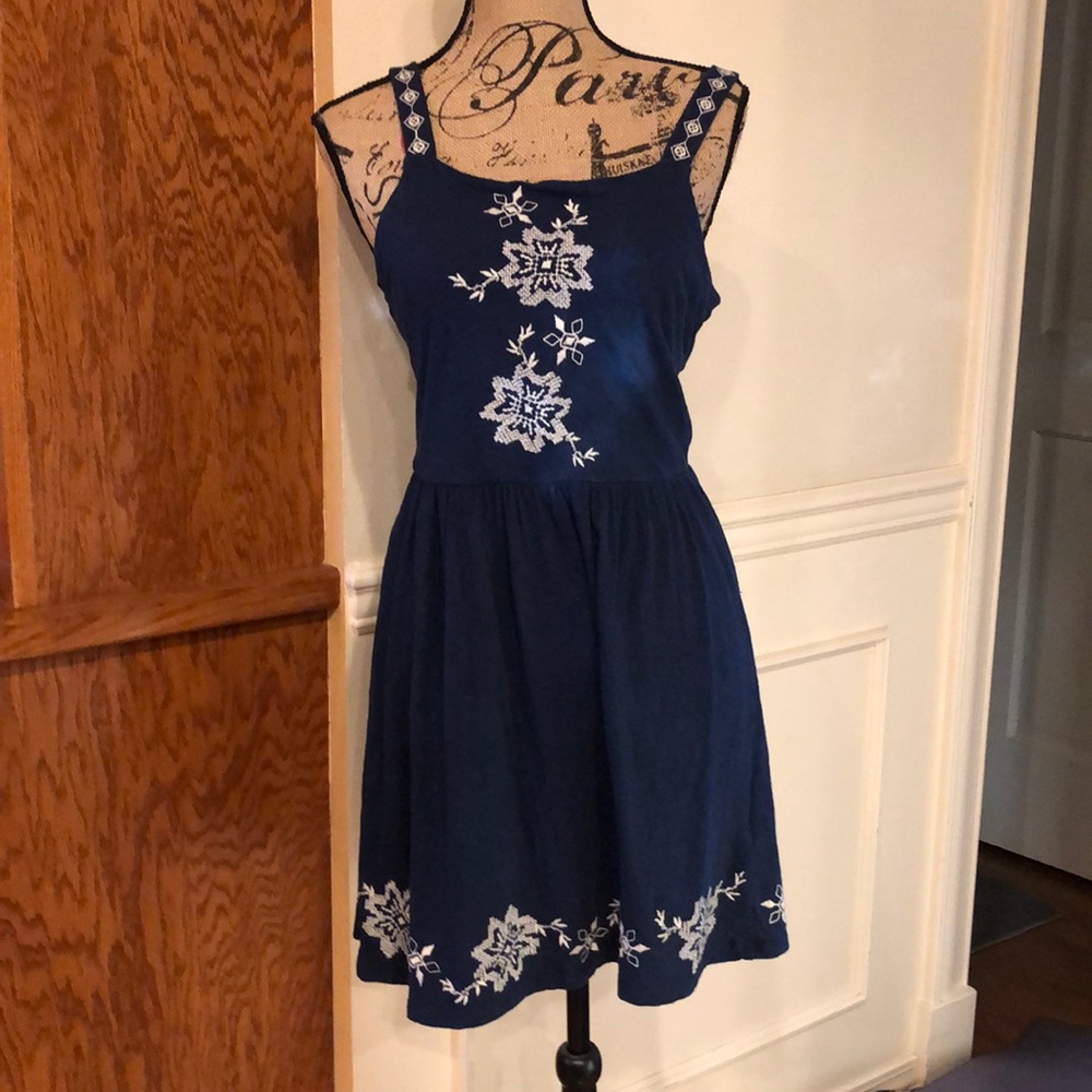 Topshop blue dress